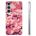 Samsung Galaxy S24+ Custodia TPU - Camuflage Rosa