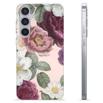 Samsung Galaxy S24+ Custodia TPU - Fiori Romantici