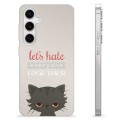 Samsung Galaxy S24 Custodia TPU - Gatto Arrabbiato