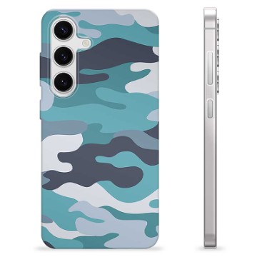 Samsung Galaxy S24 Custodia TPU - Blu Camo