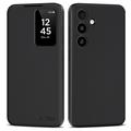 Custodia Samsung Galaxy S24 Smart Clear View con slot per schede - Nero