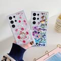 Samsung Galaxy S24 Ultra Butterfly Custodia in TPU con supporto ad anello