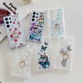 Samsung Galaxy S24 Ultra Butterfly Custodia in TPU con supporto ad anello