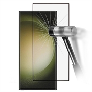 Pellicola salvaschermo in vetro temperato - 9H - a Copertura Totale per Samsung Galaxy S24 Ultra - Bordo Nero