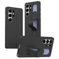 Custodia ibrida Smart Samsung Galaxy S24 Ultra con impugnatura in piedi - Nera