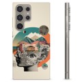 Samsung Galaxy S24 Ultra Custodia TPU - Collage Astratto