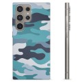 Samsung Galaxy S24 Ultra Custodia TPU - Blu Camo