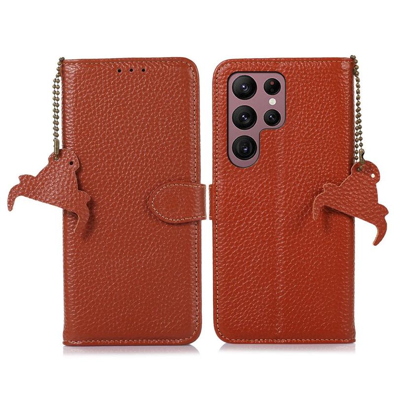 MojieRy - Custodia a portafoglio per ALCATEL 1 2019, in pelle PU di alta qualità, slim fit, per 1 2019, 3 slot per schede, buon design, marrone