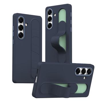 Custodia ibrida Smart Samsung Galaxy S24+ con impugnatura in piedi - Zaffiro