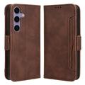 Custodia a portafoglio per Samsung Galaxy S25 - Marrone