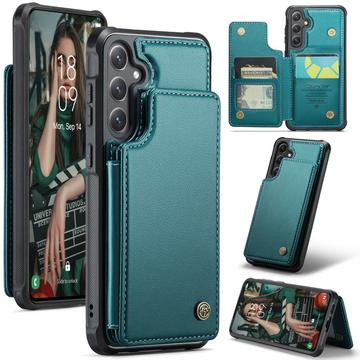 Custodia per Samsung Galaxy S25 Caseme C22 Portafoglio RFID - Verde