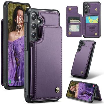 Custodia per Samsung Galaxy S25 Caseme C22 Portafoglio RFID - Viola