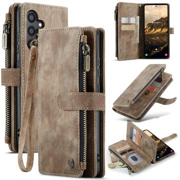 Custodia a Portafoglio Multifunzionale Caseme C30 per Samsung Galaxy S25 - Marrone