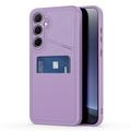 Custodia magnetica Samsung Galaxy S25 Dux Ducis Rafi II con supporto e scomparti per carte - Viola