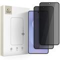 Proteggi schermo in vetro temperato Samsung Galaxy S25 Edge Tech-Protect Glass Spy+ Privacy - 2 pz. - Nero