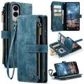 Custodia a Portafoglio Multifunzionale Caseme C30 per Samsung Galaxy S25 Edge - Blu