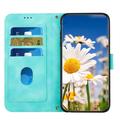 Samsung Galaxy S25 Edge Custodia a portafoglio floreale con slot per carte