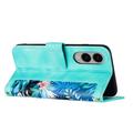 Samsung Galaxy S25 Edge Custodia a portafoglio floreale con slot per carte