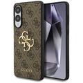 Custodia Ibrida Guess 4G Big Metal Logo per Samsung Galaxy S25 Edge - Marrone
