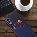 Custodia KSQ con Slot per Schede per Samsung Galaxy S25 Edge - Blu