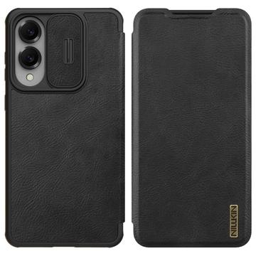 Custodia Flip Nillkin Qin Pro per Samsung Galaxy S25 Edge - Nera