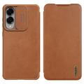 Custodia Flip Nillkin Qin Pro per Samsung Galaxy S25 Edge - Marrone