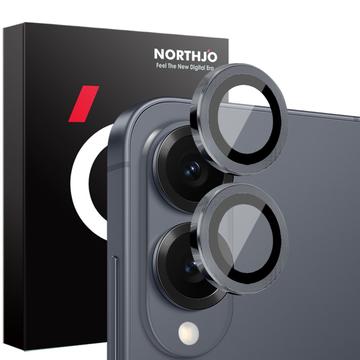 Set di protezioni per obiettivi della fotocamera Samsung Galaxy S25 Edge Northjo - Nero