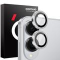 Set di protezioni per obiettivi della fotocamera Samsung Galaxy S25 Edge Northjo - Argento