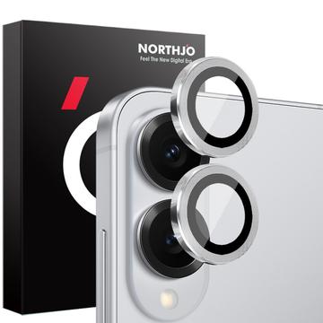 Set di protezioni per obiettivi della fotocamera Samsung Galaxy S25 Edge Northjo - Argento