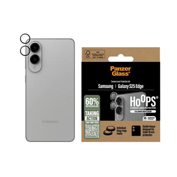 Protezione della lente della fotocamera Samsung Galaxy S25 Edge PanzerGlass Hoops - Chiaro