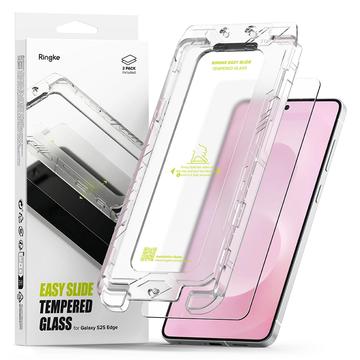 Protezione dello schermo in vetro temperato Samsung Galaxy S25 Edge Ringke Easy Slide - 2 pz.