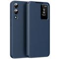 Custodia Samsung Galaxy S25 Edge Smart Clear View con slot per schede - Zaffiro