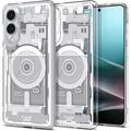 Custodia Spigen Ultra Hybrid Mag per Samsung Galaxy S25 Edge - Bianca / Zero One
