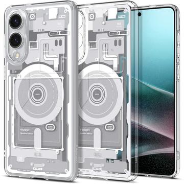 Custodia Spigen Ultra Hybrid Mag per Samsung Galaxy S25 Edge - Bianca / Zero One