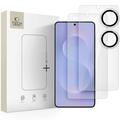 Kit di protezione Samsung Galaxy S25 Edge Tech-Protect Glass Set+ - trasparente