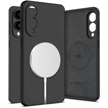 Custodia in silicone liquido Samsung Galaxy S25 Edge Tech-Protect - Compatibile con MagSafe