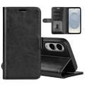 Custodia a portafoglio con chiusura magnetica per Samsung Galaxy S25 Edge - Nera