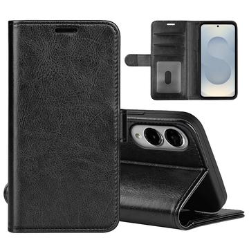 Custodia a portafoglio con chiusura magnetica per Samsung Galaxy S25 Edge - Nera