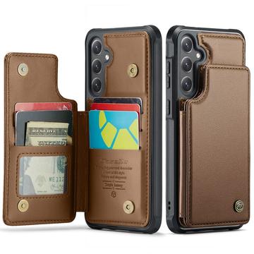 Custodia per Samsung Galaxy S25 FE Caseme C22 Portafoglio RFID - Marrone