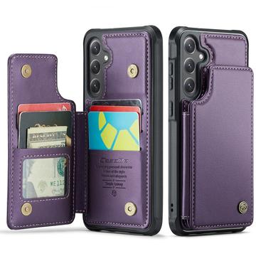 Custodia per Samsung Galaxy S25 FE Caseme C22 Portafoglio RFID - Viola