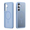 Custodia ibrida per Samsung Galaxy S25 FE Dux Ducis Yind - Compatibile con MagSafe - Azzurra