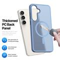 Custodia ibrida per Samsung Galaxy S25 FE Dux Ducis Yind - Compatibile con MagSafe - Azzurra