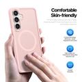 Custodia ibrida per Samsung Galaxy S25 FE Dux Ducis Yind - Compatibile con MagSafe - Rosa Chiaro