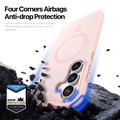 Custodia ibrida per Samsung Galaxy S25 FE Dux Ducis Yind - Compatibile con MagSafe - Rosa Chiaro