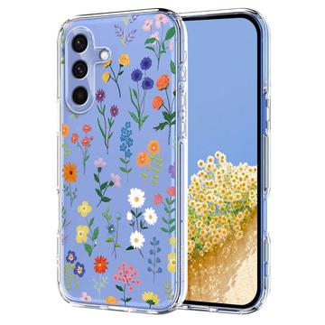 Custodia in TPU con motivo floreale per Samsung Galaxy S25 FE
