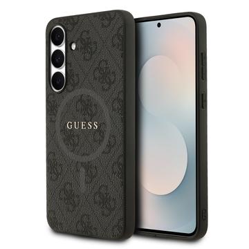 Custodia ad anello colorata Guess 4G per Samsung Galaxy S25 FE - Compatibile con MagSafe