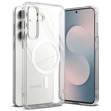 Custodia ibrida magnetica Ringke Fusion per Samsung Galaxy S25 FE - Transparente