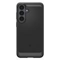 Custodia in TPU Samsung Galaxy S25 FE/S26 FE Spigen Rugged Armor - Nera