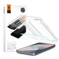 Protezione dello schermo in vetro temperato Samsung Galaxy S25 FE Spigen Glas.tR EZ Fit Pro - Trasparente