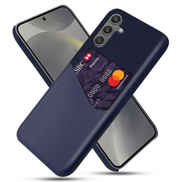 Custodia KSQ con Slot per Schede per Samsung Galaxy S25 - Blu